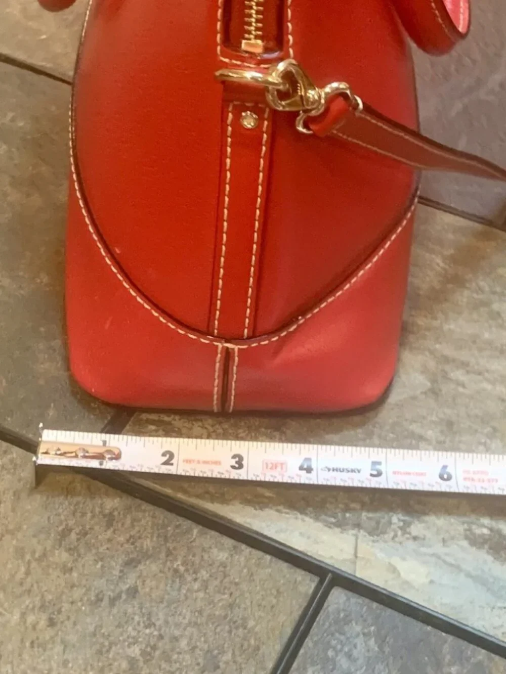 KATE SPADE Wellesley Rachelle Red Leather Satchel Crossbody Bag